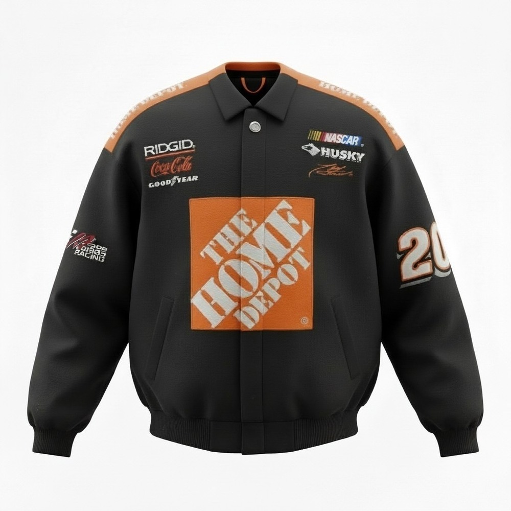 Vintage Chase Authentics Tony Stewart #20 Home Depot Nascar Racing Jacket XXL